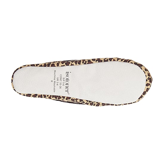 Isotoner Ivy Spandex Velour Womens Moccasin Slippers