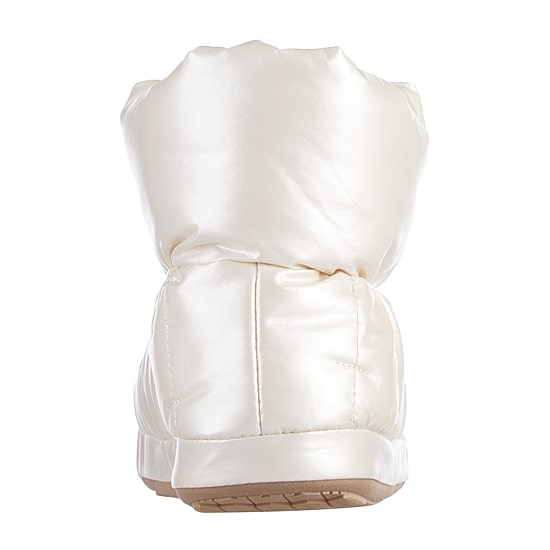 Isotoner Mikaela Nylon Puffer Womens Memory Foam Bootie Slippers