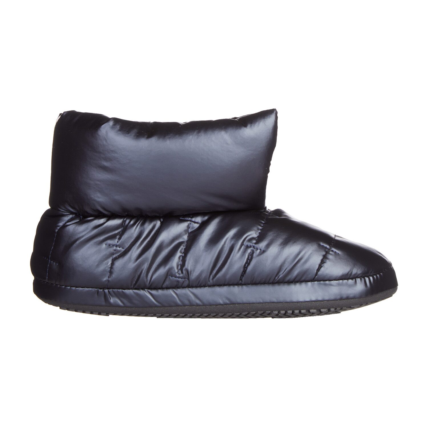 Isotoner Mikaela Nylon Puffer Womens Memory Foam Bootie Slippers
