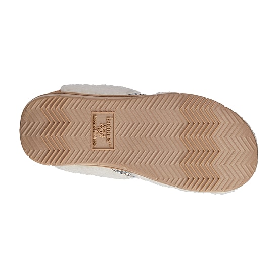 Isotoner Clara Recycled Berber Hoodback Womens Memory Foam Clog Slippers