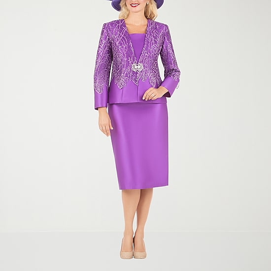 Giovanna Collection 3-pc. Skirt Suit