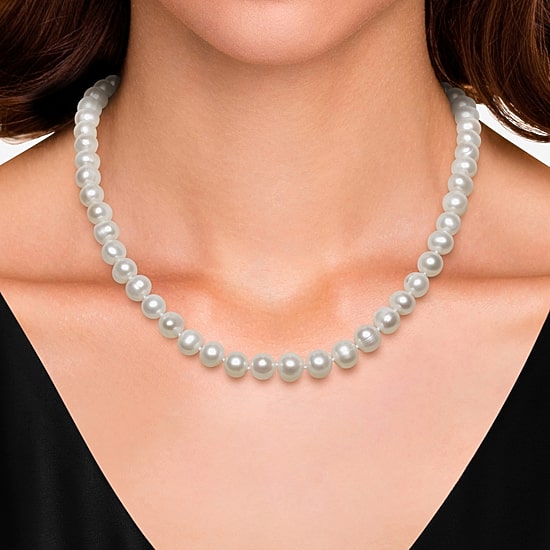 Womens White Cultured Freshwater Pearl Sterling Silver 3-pc. Jewelry Set