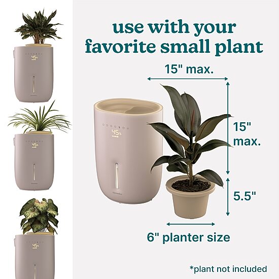 HoMedics Top-Fill Warm + Cool With Planter Humidifier