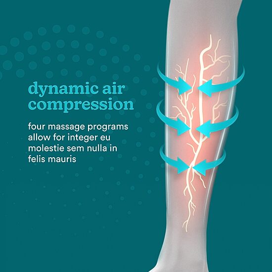 HoMedics Modulair Compression Calf Wrap + Controller Bundle Massager