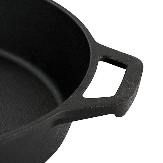 MegaChef Pre-Seasoned Enameled Cast Iron 10" Frying Pan
