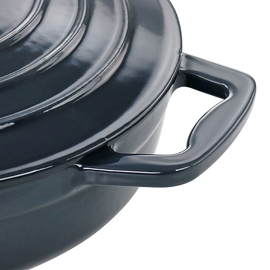 MegaChef Enameled Cast Iron 2-qt. Braising Pan
