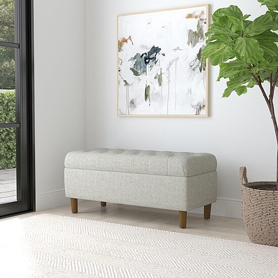 HOMEPOP Homepop Storage Bench