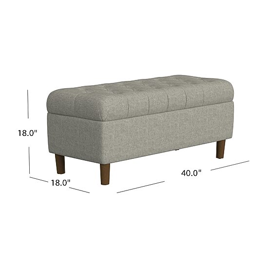 HOMEPOP Homepop Storage Bench