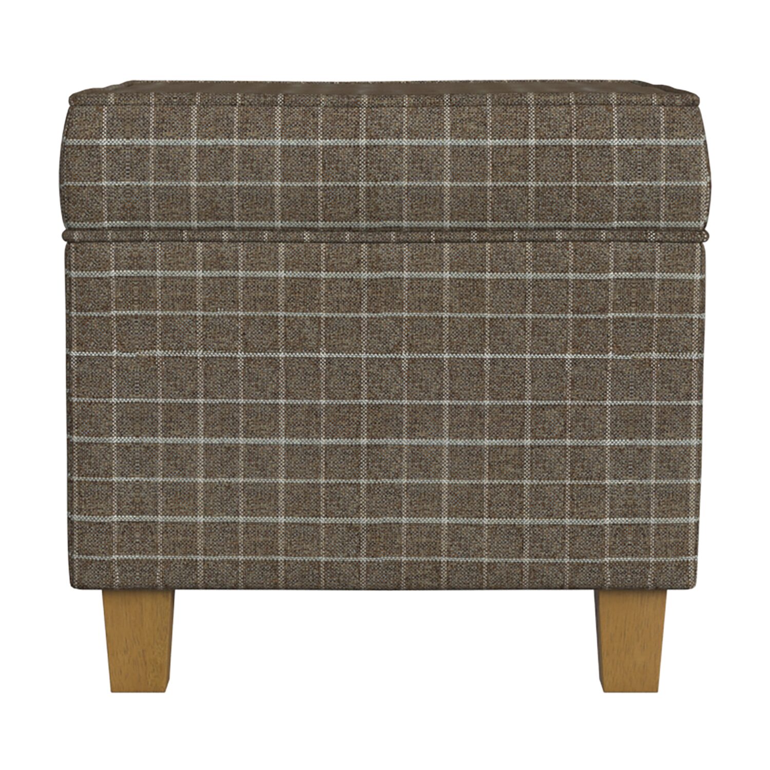 Homepop Storage Lift-Top Upholstered Striped Ottoman