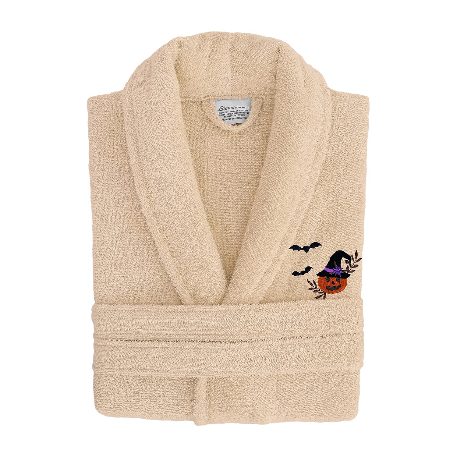 Linum Home Textiles Halloween Terry Bathrobe Unisex Adult Cloth Long Sleeve Length Robe