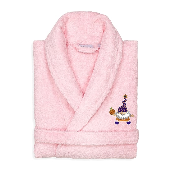Linum Home Textiles Halloween Terry Bathrobe Unisex Adult Long Length Long Sleeve Robe