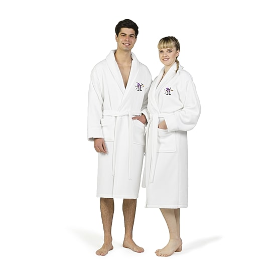 Linum Home Textiles Halloween Waffle Terry Bathrobe Unisex Adult Long Length Long Sleeve Robe