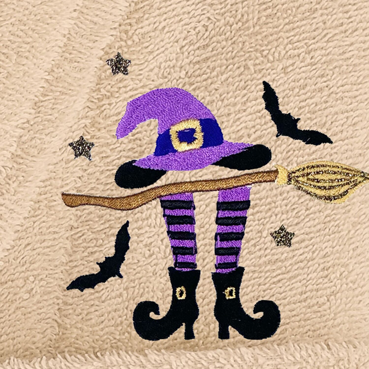 Linum Home Textiles Halloween Terry Bathrobe Unisex Adult Cloth Long Sleeve Length Robe