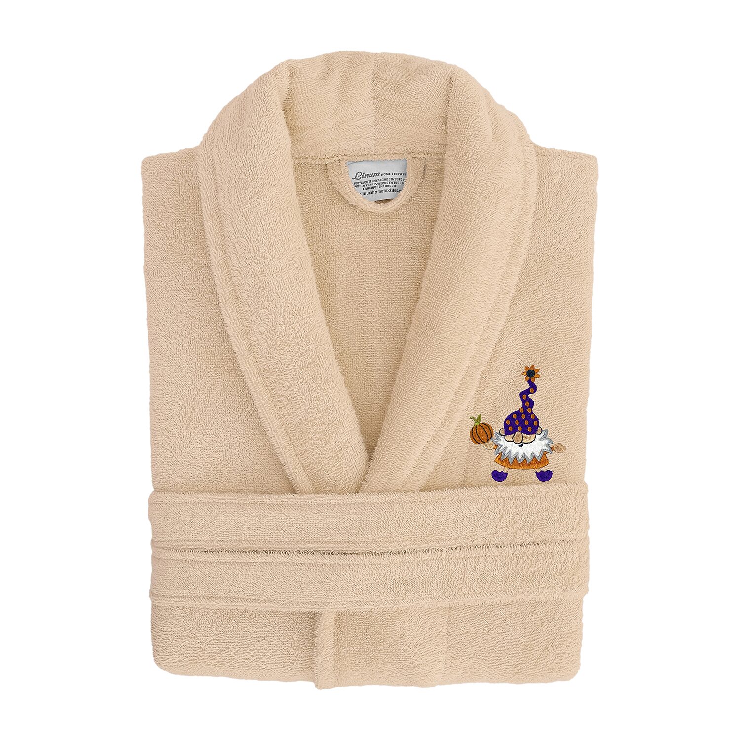 Linum Home Textiles Halloween Terry Bathrobe Unisex Adult Cloth Long Sleeve Length Robe