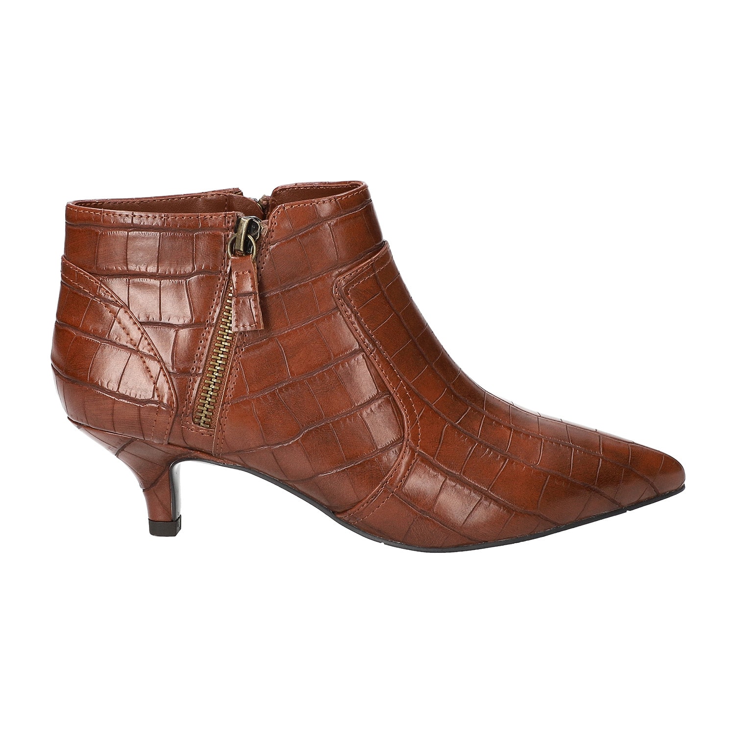 Easy Street Womens Annalee Kitten Heel Dress Boots