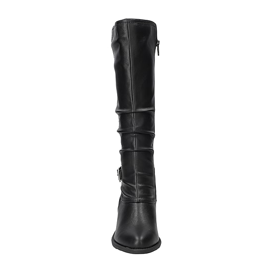 Easy Street Womens Tenille Flat Heel Riding Boots