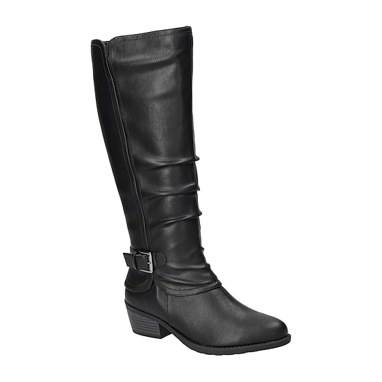 Easy Street Womens Tenille Flat Heel Riding Boots