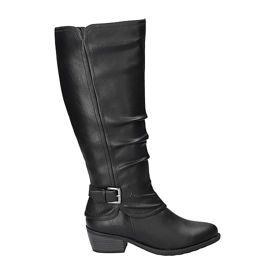 Easy Street Womens Tenille Flat Heel Riding Boots