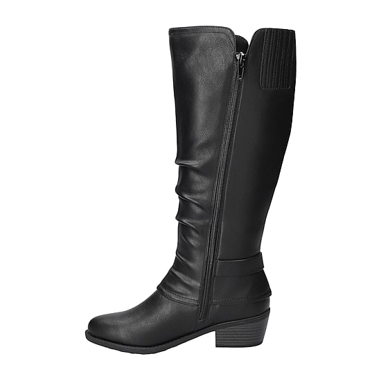 Easy Street Womens Tenille Flat Heel Riding Boots