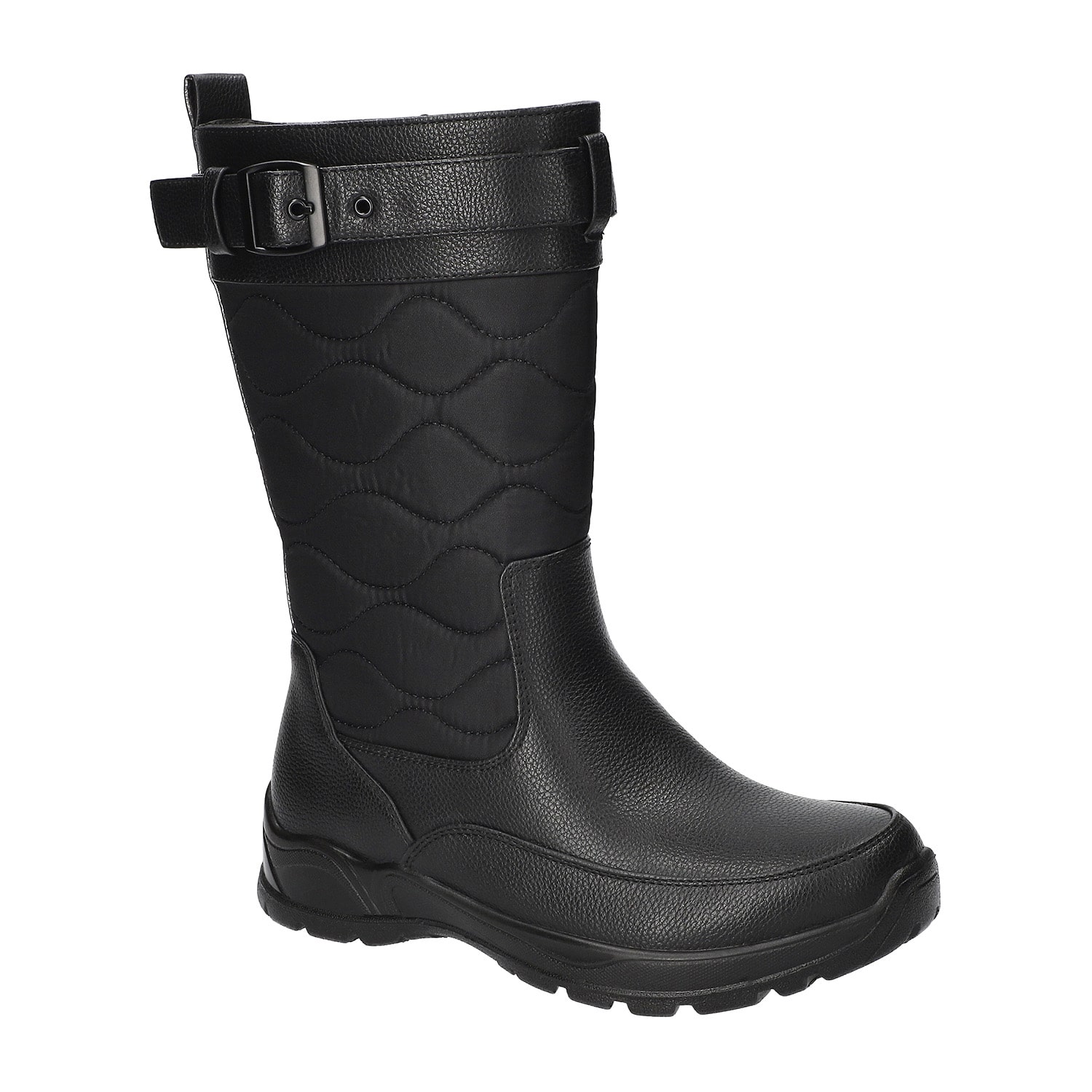 Easy Street Womens Blizzard Flat Heel Booties