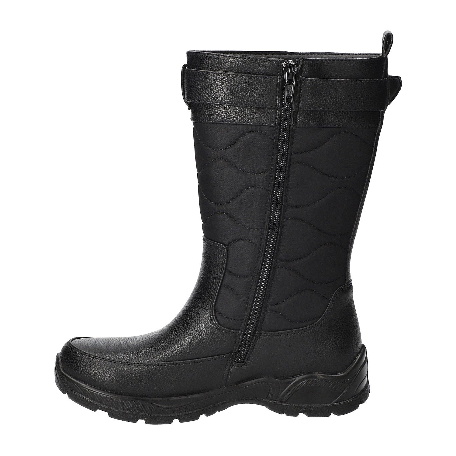Easy Street Womens Blizzard Flat Heel Booties