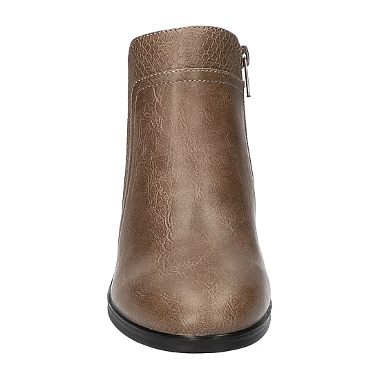 Easy Street Womens Langley Block Heel Booties