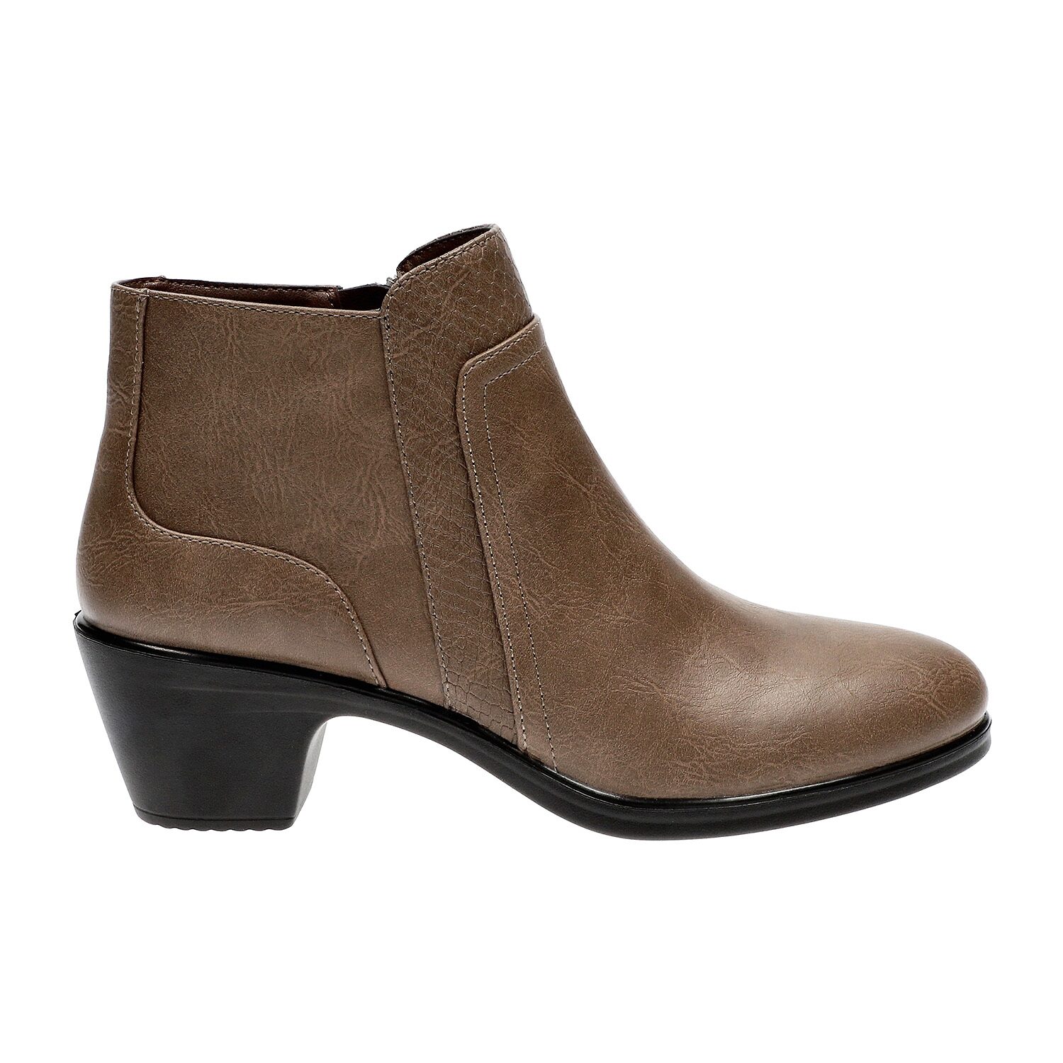 Easy Street Womens Langley Block Heel Booties