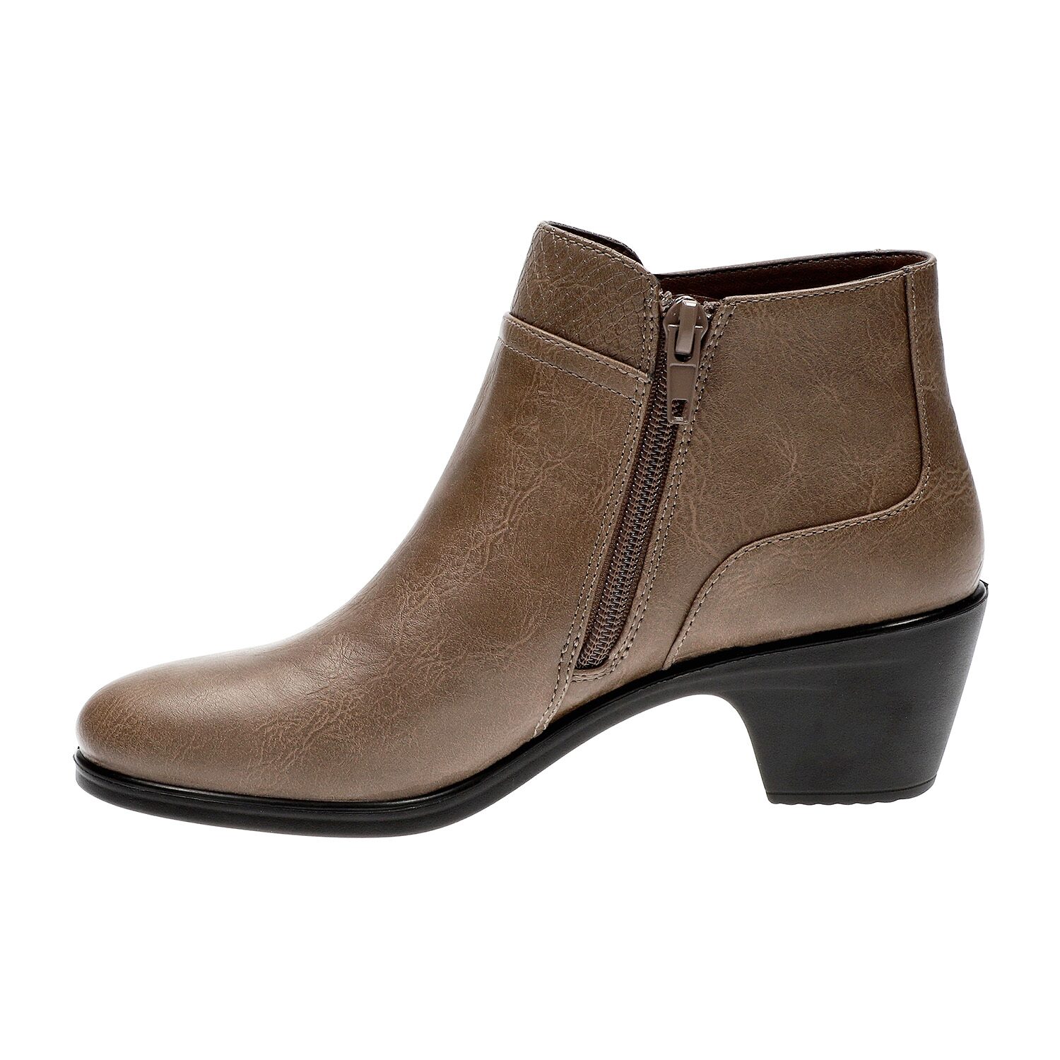 Easy Street Womens Langley Block Heel Booties
