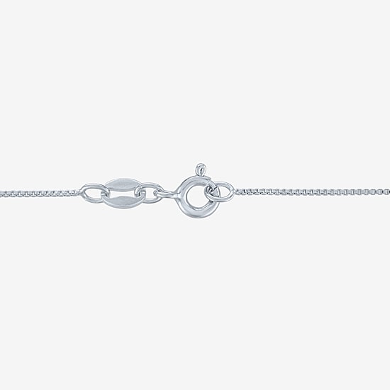 Womens Genuine White Diamond Accent 10K White or Yellow Gold Pendant Necklace