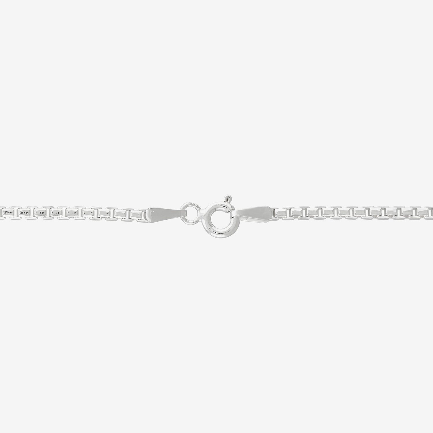 Made in Italy Sterling Silver Womens Sterling Silver 18 Inch Box Chain Necklace