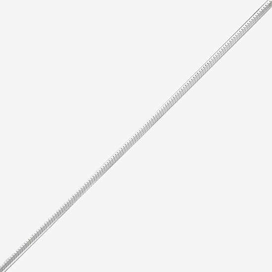 Made in Italy Womens Sterling Silver 18 Inch Snake Chain Necklace