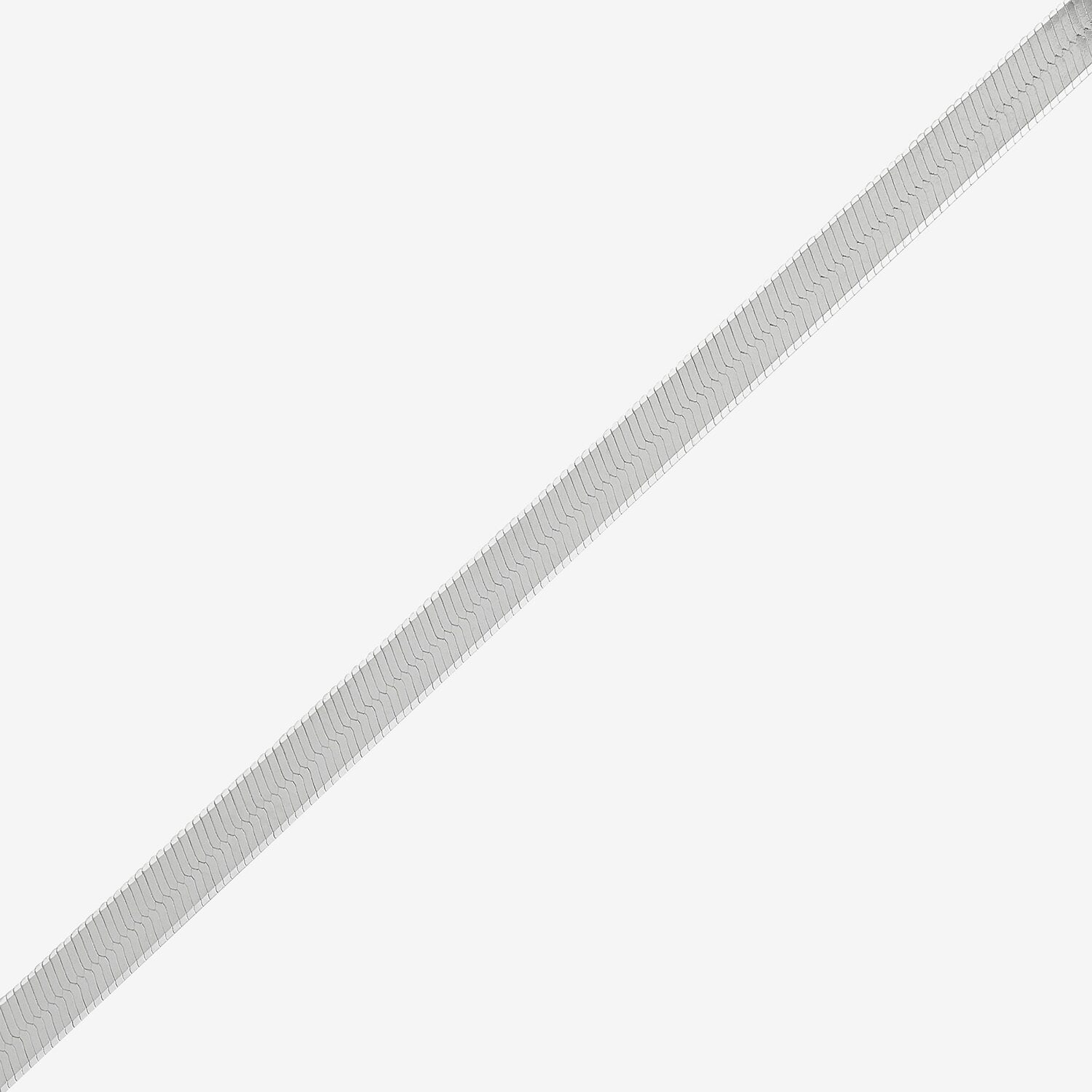Made in Italy Womens Sterling Silver 18 Inch Herringbone Chain Necklace