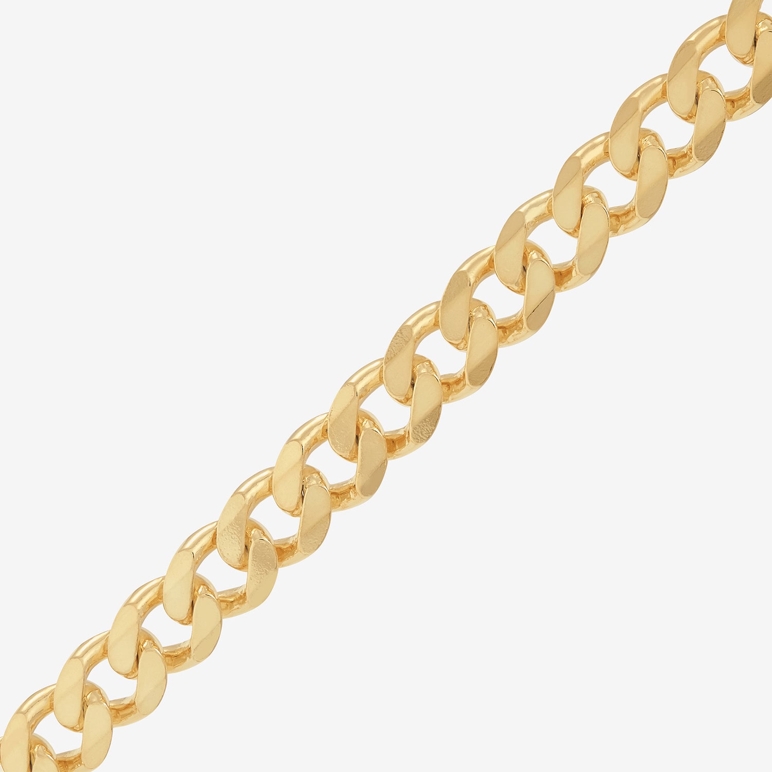 Made in Italy Mens 24K Gold Over Silver 24 Inch Curb Chain Necklace