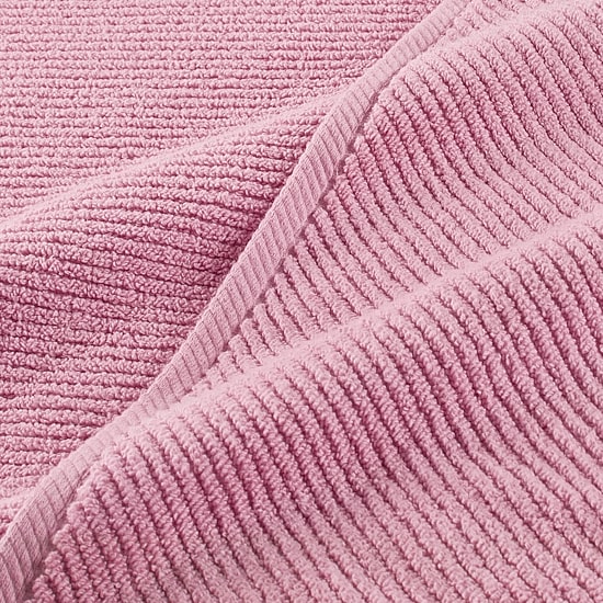 Madison Park Diagonal Ribbed 500gsm Cotton Zero Twist 6-pc. Quick Dry Bath Towel Set