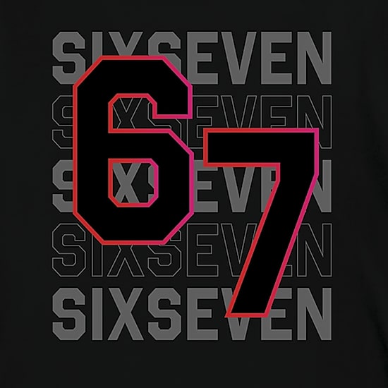 Six Seven 67 Little & Big Kid Boys Crew Neck Short Sleeve Regular Fit Graphic T-Shirt