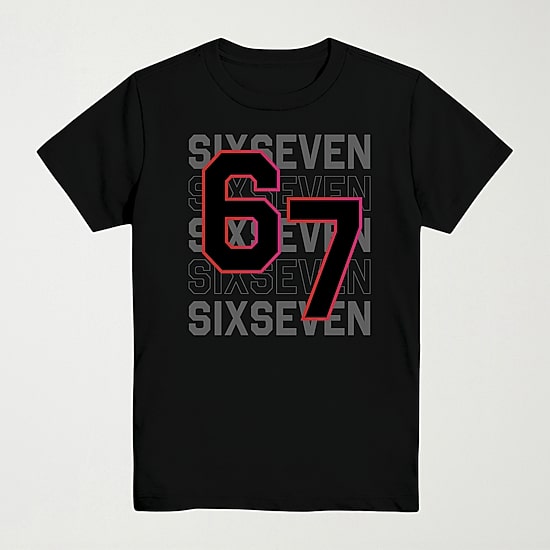 Six Seven 67 Little & Big Kid Boys Crew Neck Short Sleeve Regular Fit Graphic T-Shirt