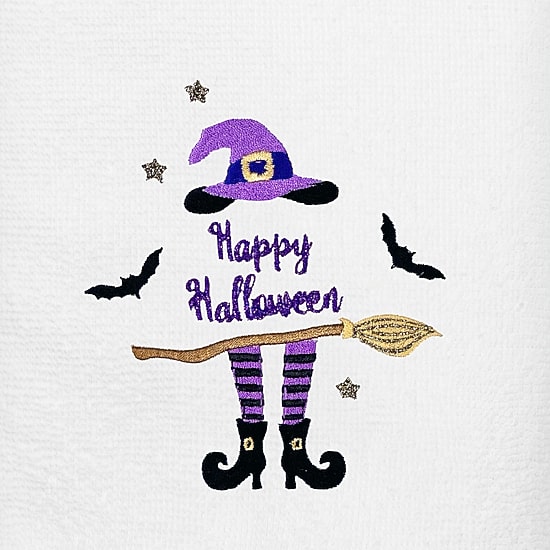 Linum Home Textiles Halloween 2-pc. Embellished Hand Towel