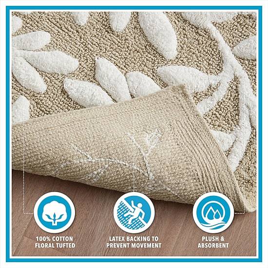 Madison Park Belle Cotton Tufted Bath Rug