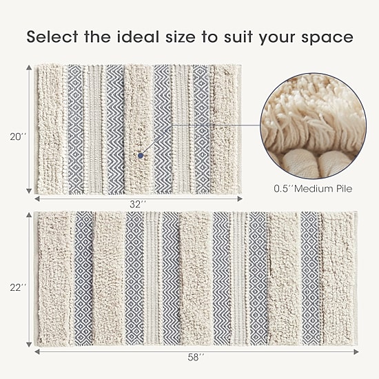 INK+IVY Bath Rug