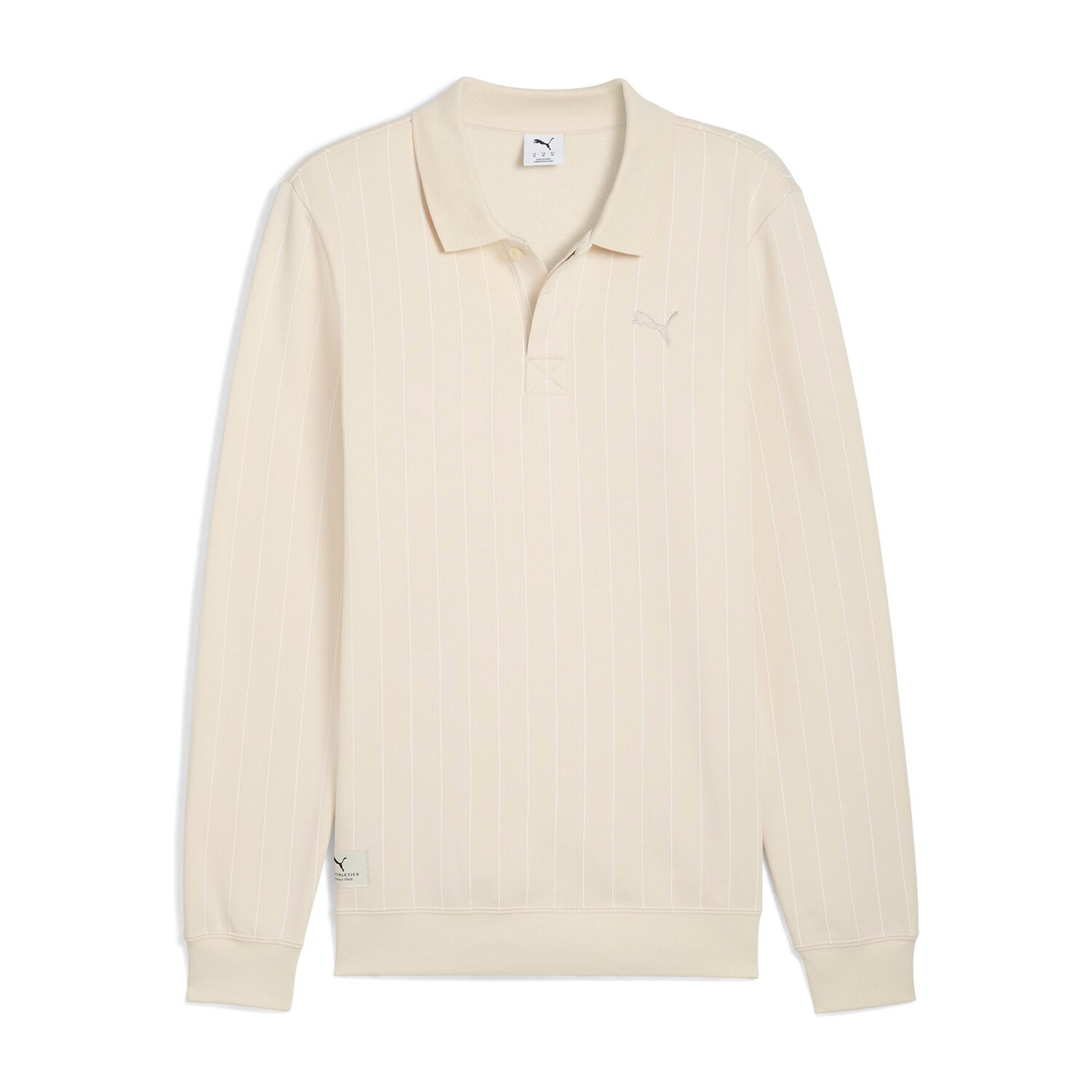 PUMA Mens Regular Fit Long Sleeve Polo Shirt