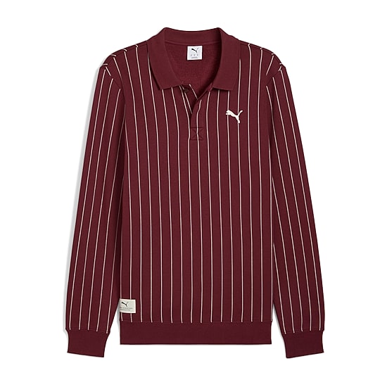 PUMA Mens Regular Fit Long Sleeve Polo Shirt