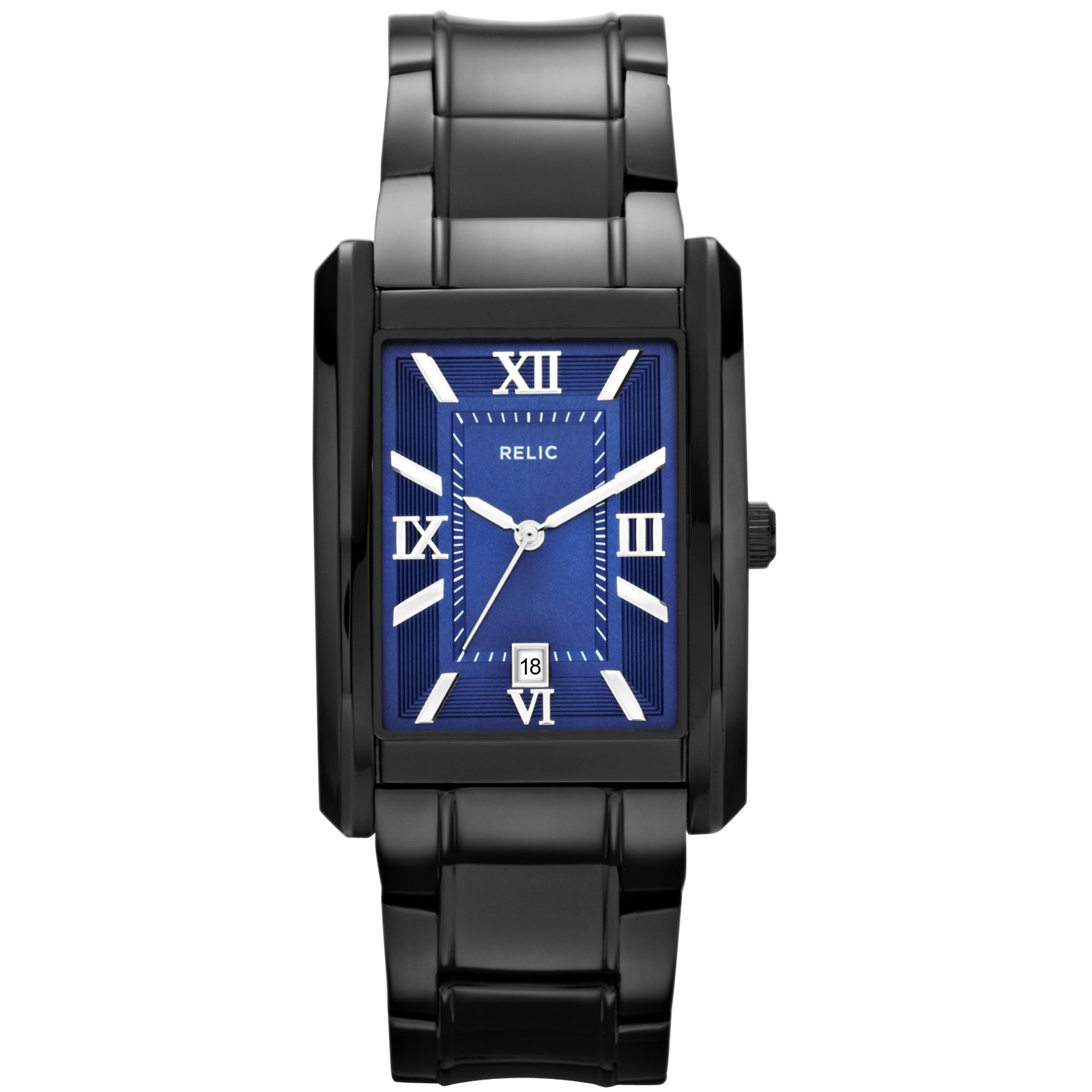 Relic® Mens Blue Dial Bracelet Watch ZR77250