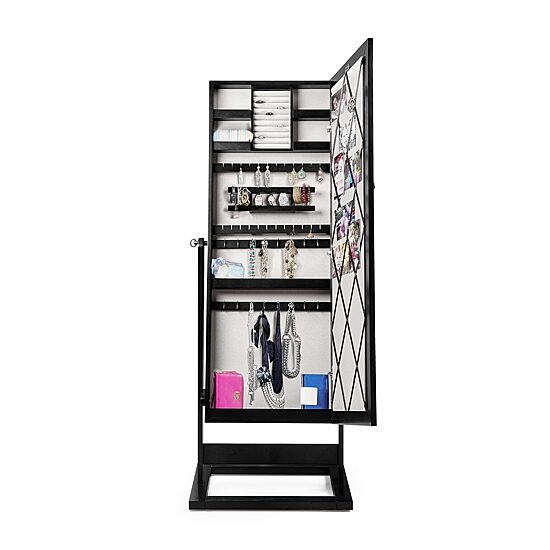 Hives And Honey Mirrored Jewelry Armoire