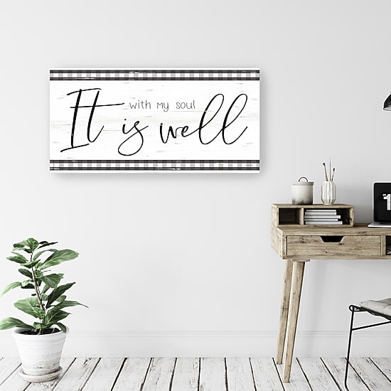Lumaprints It Is Well With My Soul Giclee Canvas Art