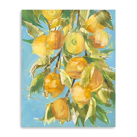Lumaprints Lovely Lemon Giclee Canvas Art
