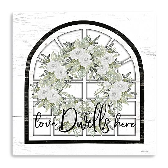Lumaprints Love Dwells Here Giclee Canvas Art