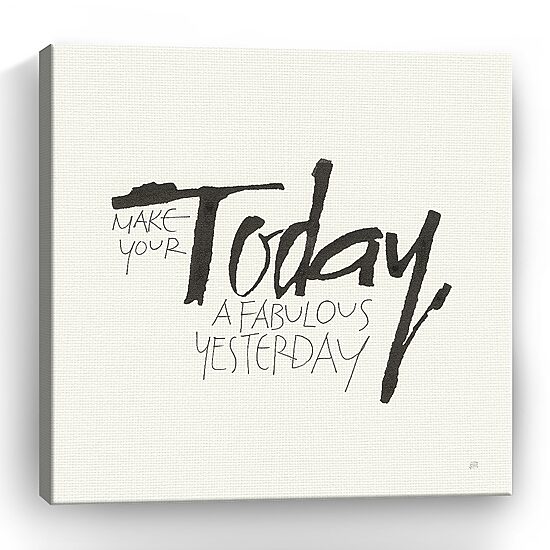 Lumaprints Daily Saying I Giclee Canvas Art