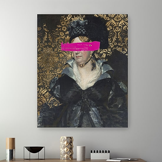 Lumaprints Masked Master Iv Giclee Canvas Art