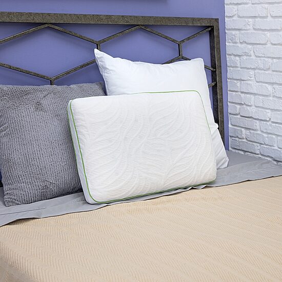SensorPEDIC Chamomile Scented Memory Foam Bed Pillow with All Natural CBD Infused Cover