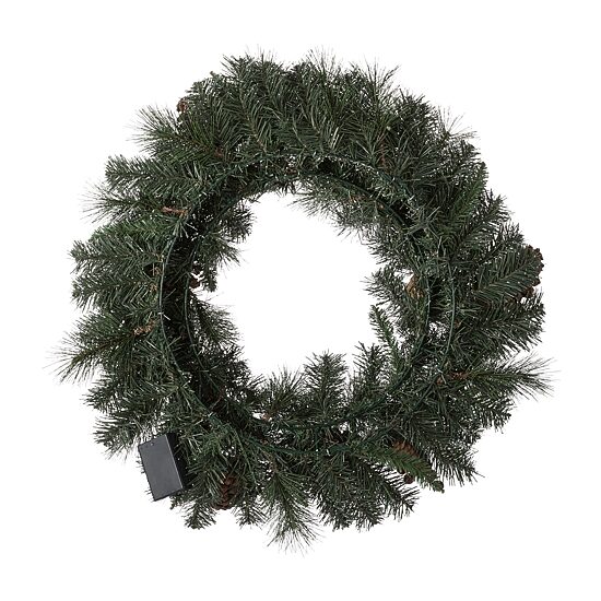 Glitzhome Pre-Lit Wreath